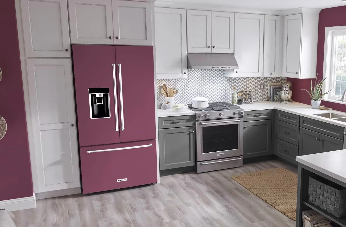 Grandeur Plum SW 6565 Refrigerator Wrap